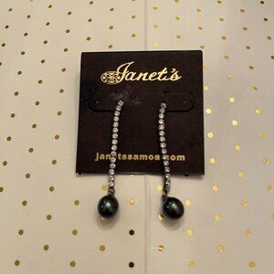 South Sea Black Pearl Earrings